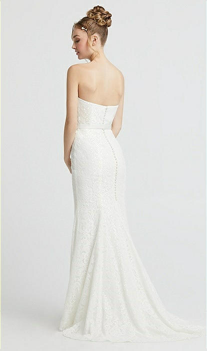 Ivory sequin wedding dress hotsell