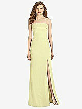 Front View Thumbnail - Butter Yellow Bella Bridesmaids Dress BB139