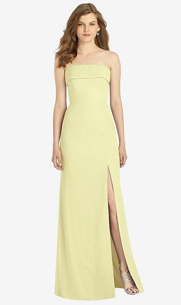 Front View - Butter Yellow Bella Bridesmaids Dress BB139