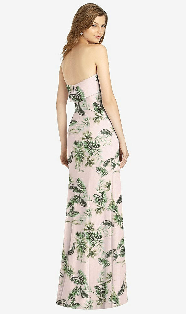 Back View - Palm Beach Print Bella Bridesmaids Dress BB139