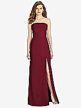 Front View Thumbnail - Burgundy Bella Bridesmaids Dress BB139