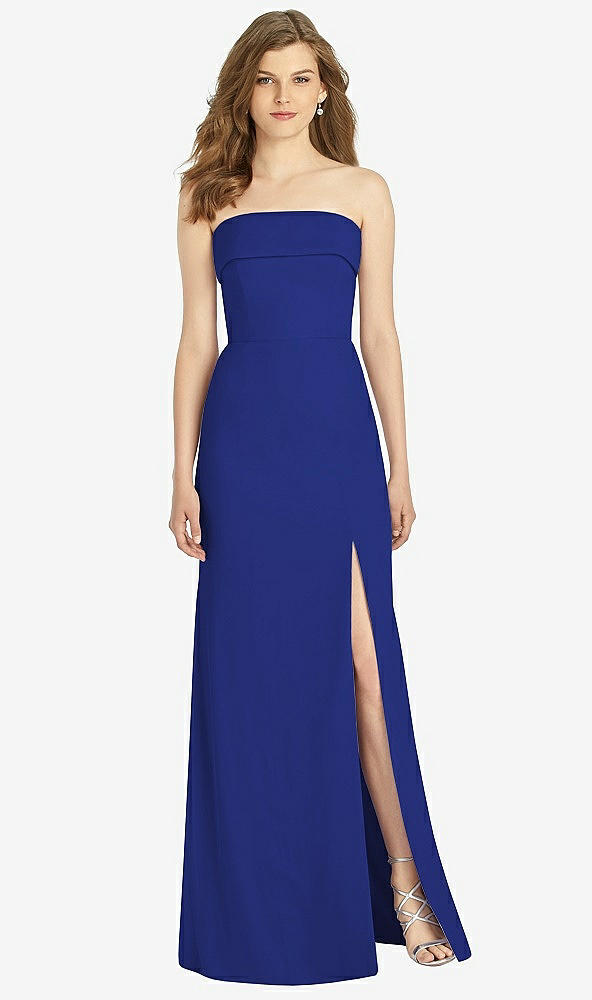 Front View - Cobalt Blue Bella Bridesmaids Dress BB139