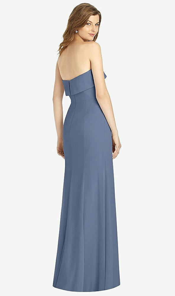 Back View - Larkspur Blue Bella Bridesmaids Dress BB139