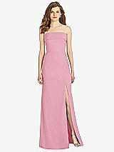 Front View Thumbnail - Peony Pink Bella Bridesmaids Dress BB139