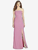 Front View Thumbnail - Powder Pink Bella Bridesmaids Dress BB139