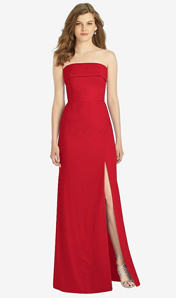 Front View - Parisian Red Bella Bridesmaids Dress BB139