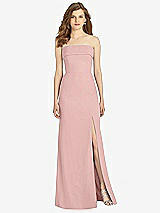 Front View Thumbnail - Rose - PANTONE Rose Quartz Bella Bridesmaids Dress BB139