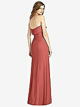 Rear View Thumbnail - Coral Pink Bella Bridesmaids Dress BB139