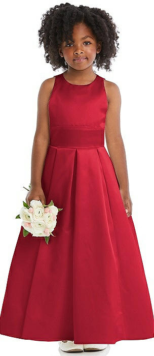 Red Flower Girl Dresses