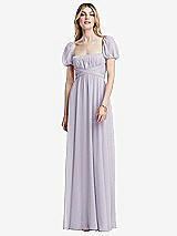 Front View Thumbnail - Moondance Regency Empire Waist Puff Sleeve Chiffon Maxi Dress