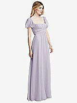 Side View Thumbnail - Moondance Regency Empire Waist Puff Sleeve Chiffon Maxi Dress