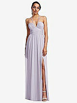 Front View Thumbnail - Moondance Plunging V-Neck Criss Cross Strap Back Maxi Dress