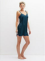 Alt View 4 Thumbnail - Atlantic Blue Short Whisper Satin Slip