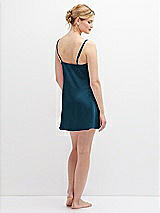 Alt View 7 Thumbnail - Atlantic Blue Short Whisper Satin Slip