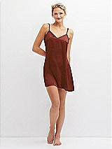 Front View Thumbnail - Auburn Moon Short Whisper Satin Slip