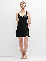 Alt View 5 Thumbnail - Black Short Whisper Satin Slip