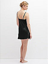 Alt View 7 Thumbnail - Black Short Whisper Satin Slip