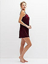 Side View Thumbnail - Cabernet Short Whisper Satin Slip