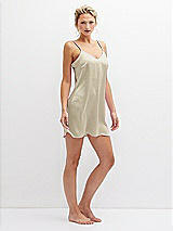 Alt View 4 Thumbnail - Champagne Short Whisper Satin Slip