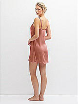 Rear View Thumbnail - Desert Rose Short Whisper Satin Slip