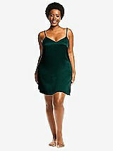 Alt View 1 Thumbnail - Evergreen Short Whisper Satin Slip