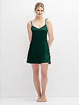 Alt View 5 Thumbnail - Hunter Green Short Whisper Satin Slip