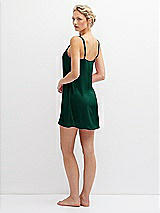 Rear View Thumbnail - Hunter Green Short Whisper Satin Slip