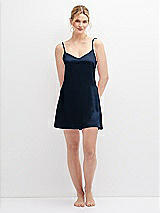 Alt View 5 Thumbnail - Midnight Navy Short Whisper Satin Slip