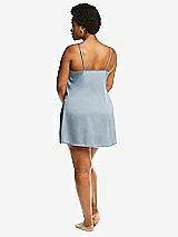 Alt View 3 Thumbnail - Mist Short Whisper Satin Slip