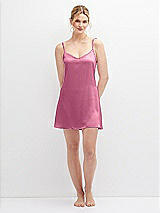 Alt View 5 Thumbnail - Orchid Pink Short Whisper Satin Slip