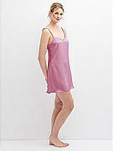 Alt View 6 Thumbnail - Powder Pink Short Whisper Satin Slip