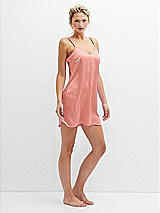 Alt View 4 Thumbnail - Rose - PANTONE Rose Quartz Short Whisper Satin Slip