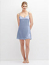 Alt View 5 Thumbnail - Sky Blue Short Whisper Satin Slip