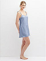 Alt View 6 Thumbnail - Sky Blue Short Whisper Satin Slip