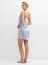 Rear View Thumbnail - Silver Dove Short Whisper Satin Slip