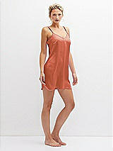 Alt View 4 Thumbnail - Terracotta Copper Short Whisper Satin Slip