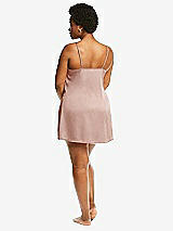 Alt View 3 Thumbnail - Toasted Sugar Short Whisper Satin Slip