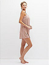 Side View Thumbnail - Toasted Sugar Short Whisper Satin Slip