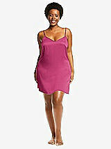 Alt View 1 Thumbnail - Tea Rose Short Whisper Satin Slip