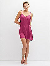 Front View Thumbnail - Tea Rose Short Whisper Satin Slip