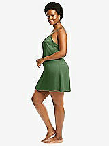 Alt View 2 Thumbnail - Vineyard Green Short Whisper Satin Slip