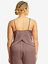 Alt View 2 Thumbnail - Sienna Split Back Whisper Satin Cami Top