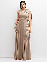 Alt View 1 Thumbnail - Topaz Chiffon Convertible Maxi Dress with Multi-Way Tie Straps