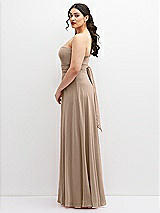 Alt View 5 Thumbnail - Topaz Chiffon Convertible Maxi Dress with Multi-Way Tie Straps