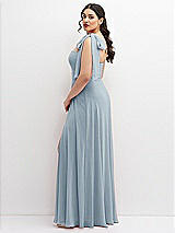 Alt View 2 Thumbnail - Mist Chiffon Convertible Maxi Dress with Multi-Way Tie Straps