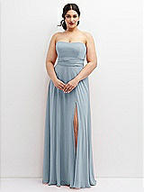 Alt View 4 Thumbnail - Mist Chiffon Convertible Maxi Dress with Multi-Way Tie Straps