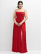 Alt View 4 Thumbnail - Parisian Red Chiffon Convertible Maxi Dress with Multi-Way Tie Straps