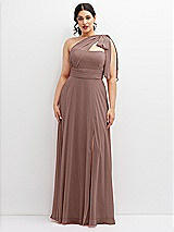 Alt View 1 Thumbnail - Sienna Chiffon Convertible Maxi Dress with Multi-Way Tie Straps