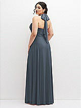 Rear View Thumbnail - Silverstone Chiffon Convertible Maxi Dress with Multi-Way Tie Straps