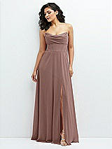 Alt View 1 Thumbnail - Sienna Chiffon Corset Maxi Dress with Removable Off-the-Shoulder Swags